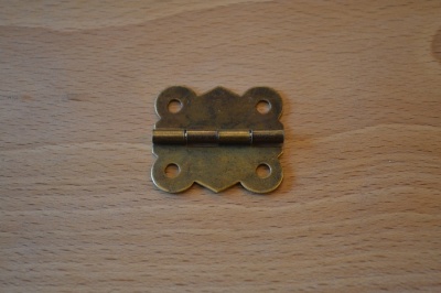 Box Hinges Antique Bronze (2 pack)